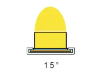 15° Beam angle