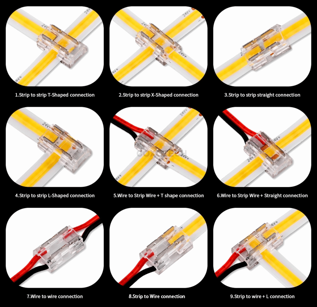 Fast connector-COB Strip