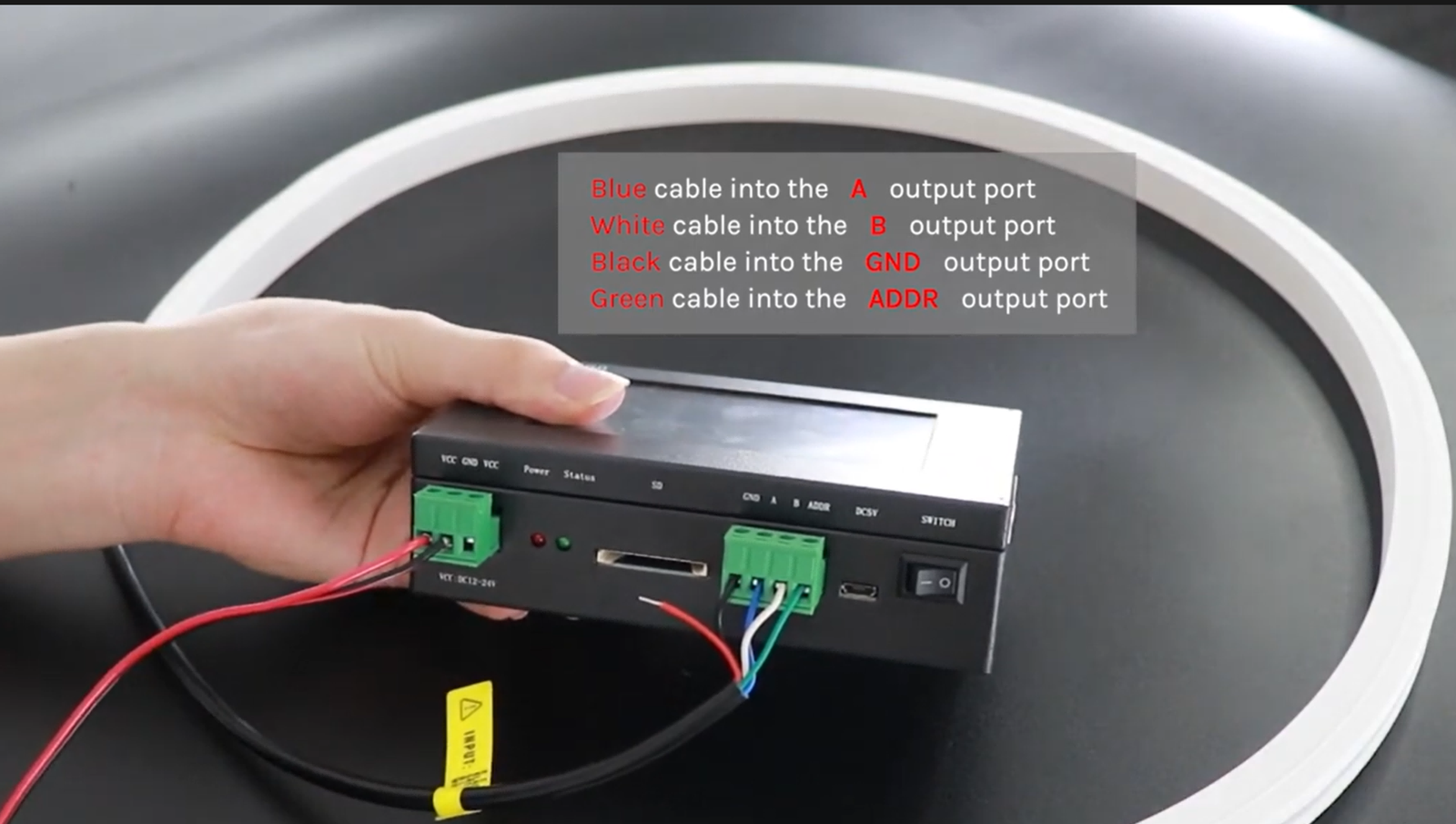 DMX Neon Flex Wiring Diagram