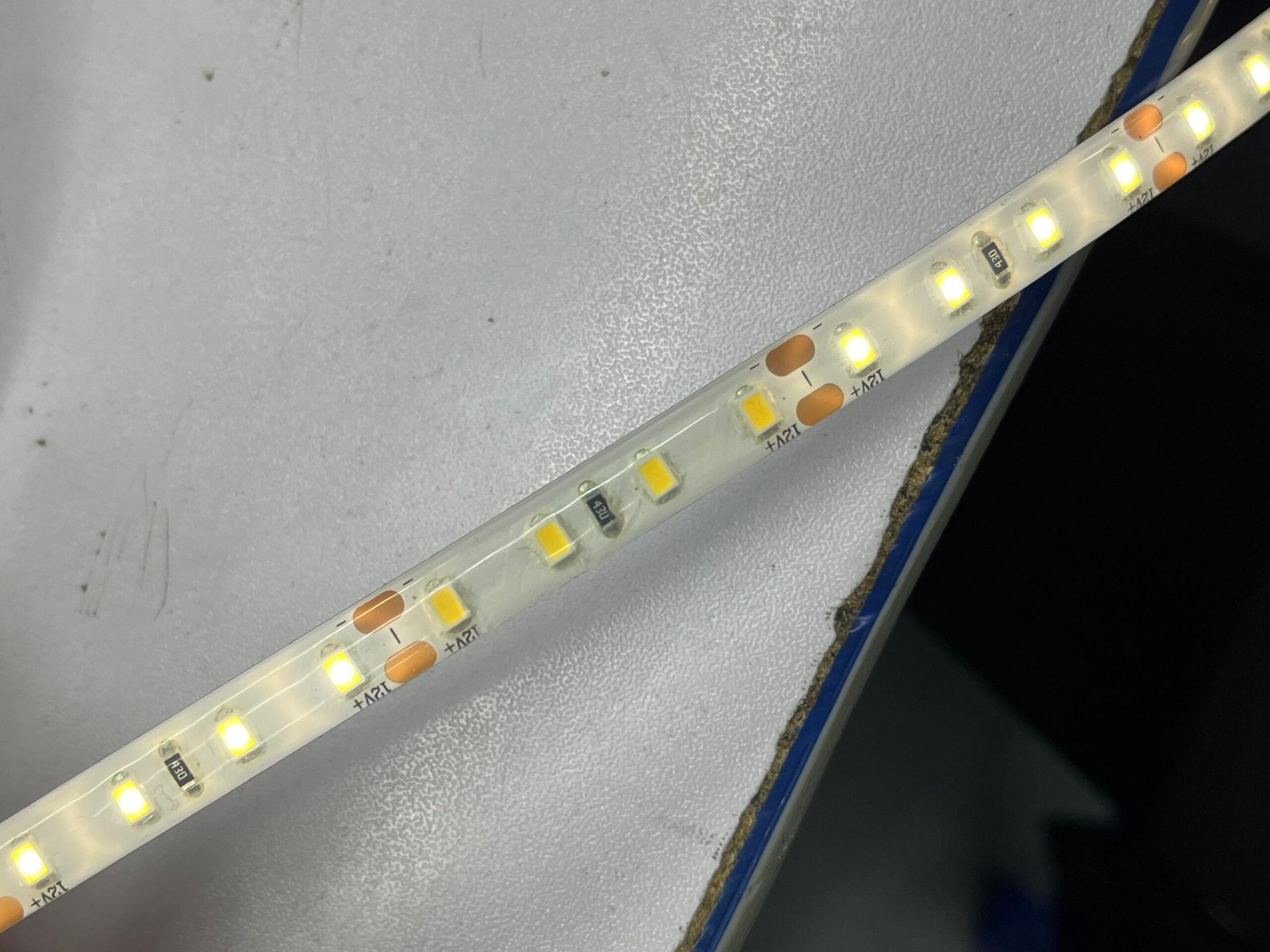 Burnt pad or damaged PCB