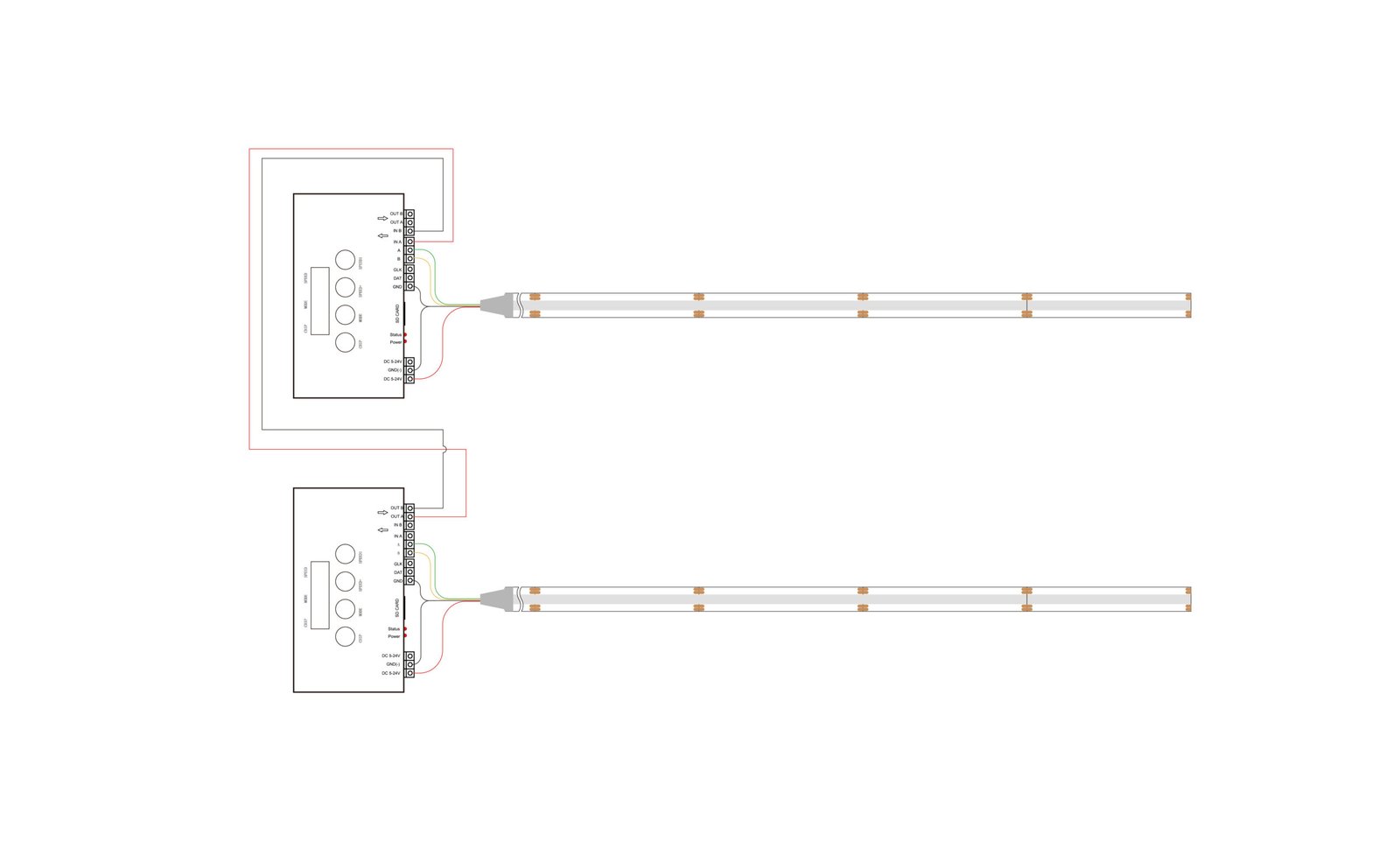 RGB-SPI Wiring Diagram