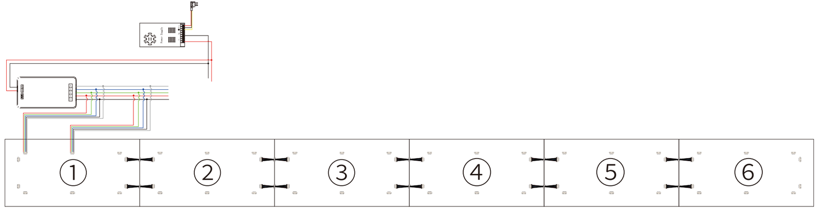 RGBW Wiring Architecture