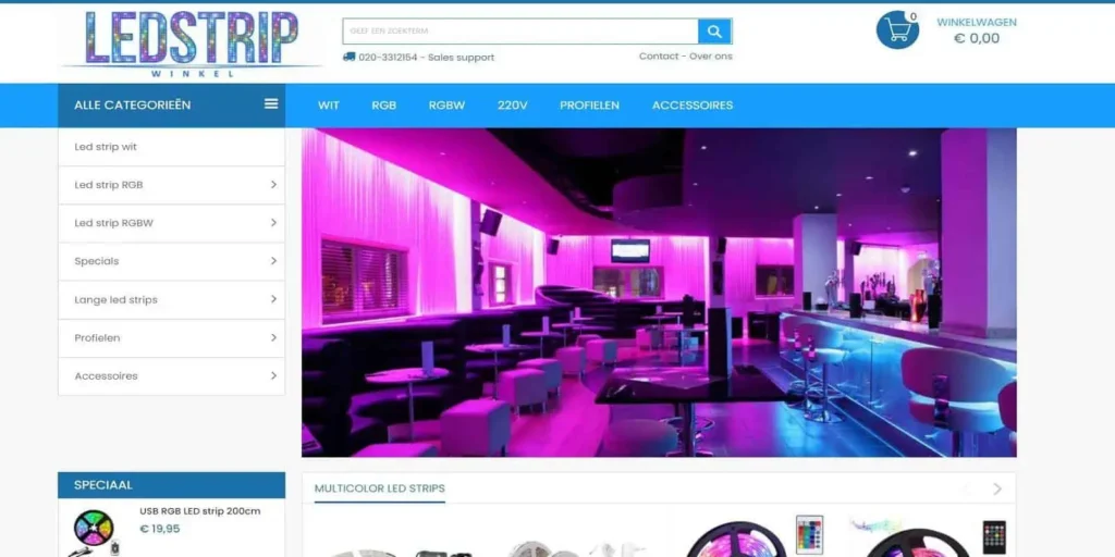 10 .ledstripwinkel