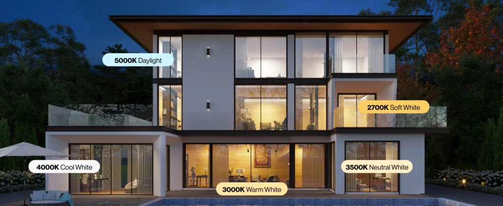 3000k vs 4000k vs 5000k vs 6000k quick comparison