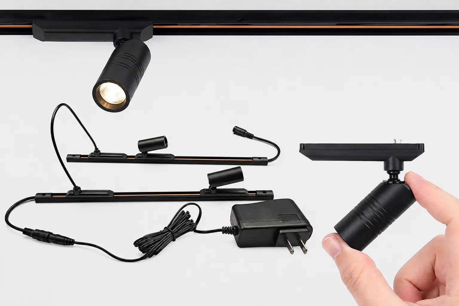 Cabinet Magnetic Track Lighting System Application