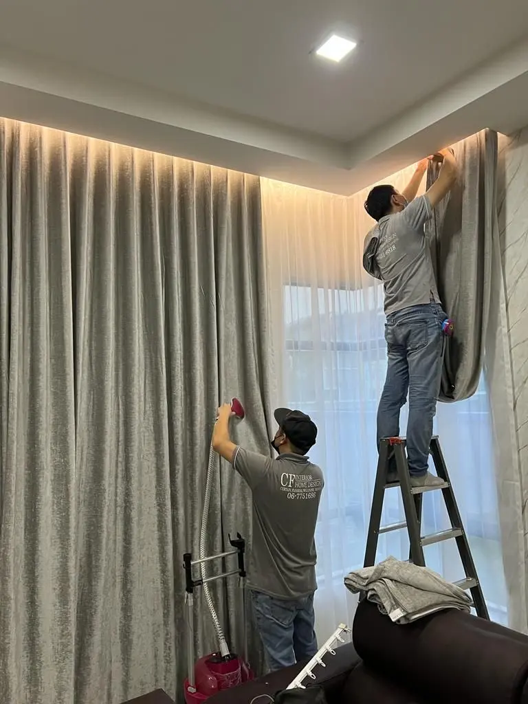 curtain upward lighting