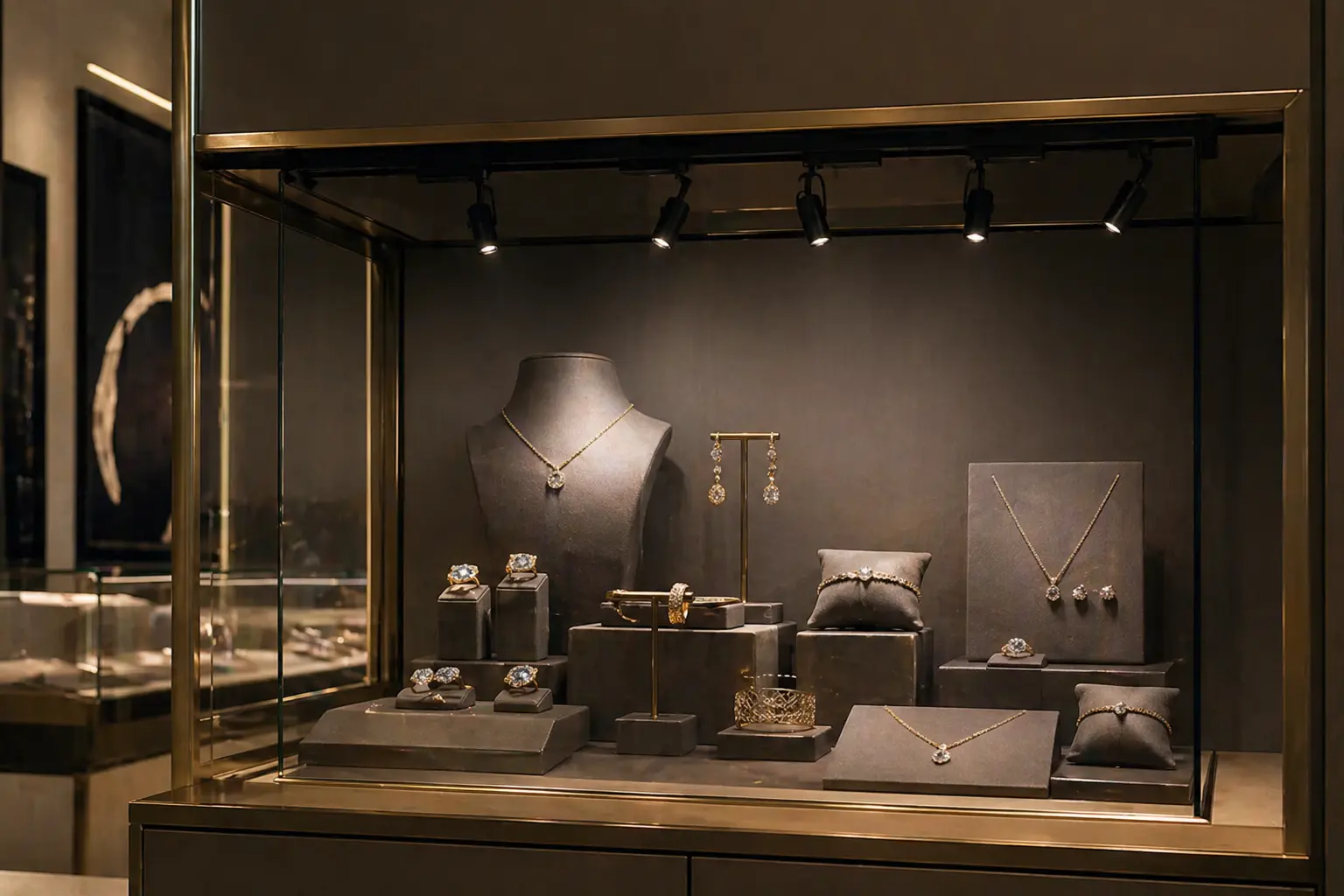 Jewelry Showcase Lighting