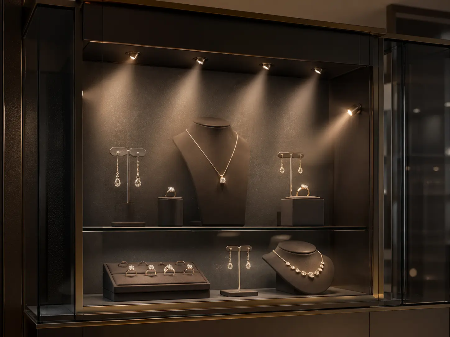 Jewelry Showcase Lighting