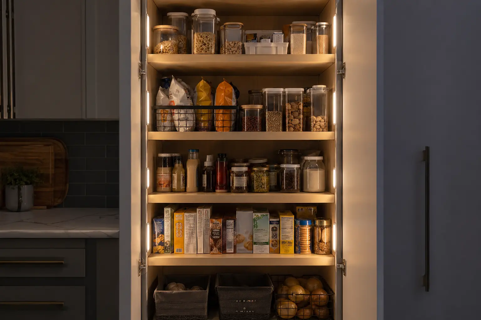 Pantry Cabinet Lighting