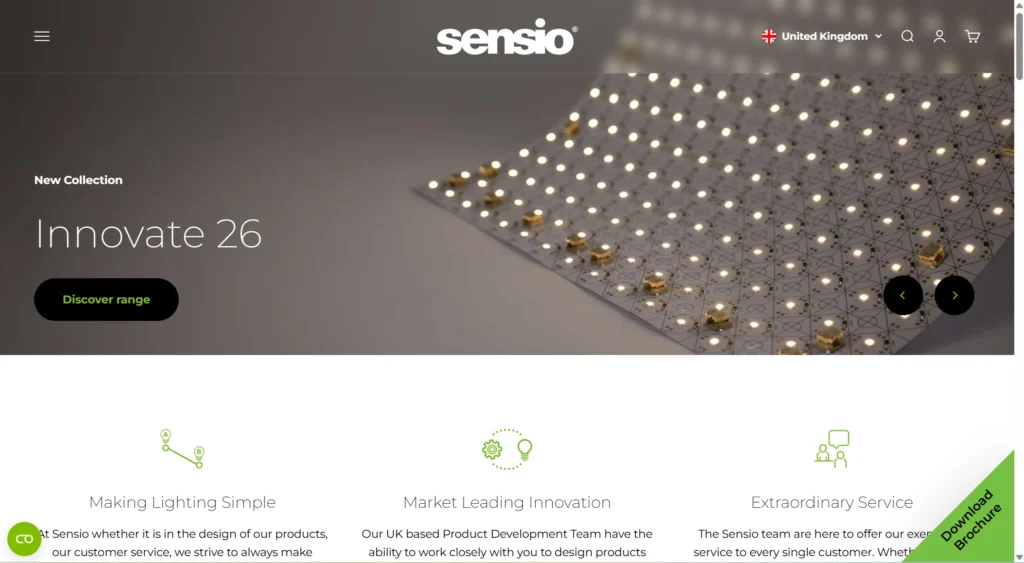 1. sensio lighting