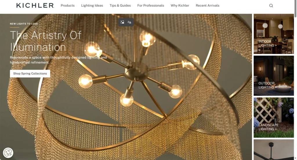 10. kichler lighting
