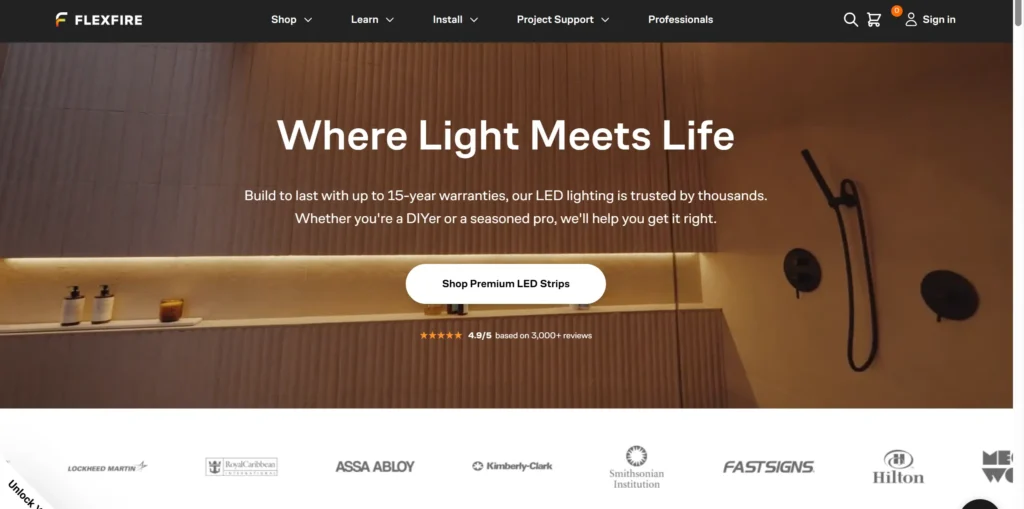 14.flexfire leds