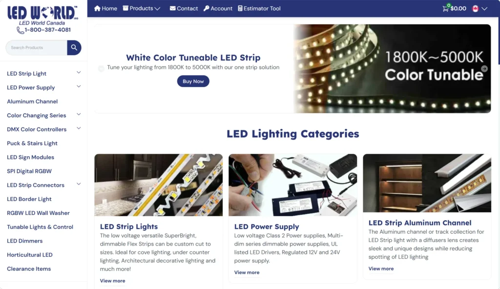 5. led world canada