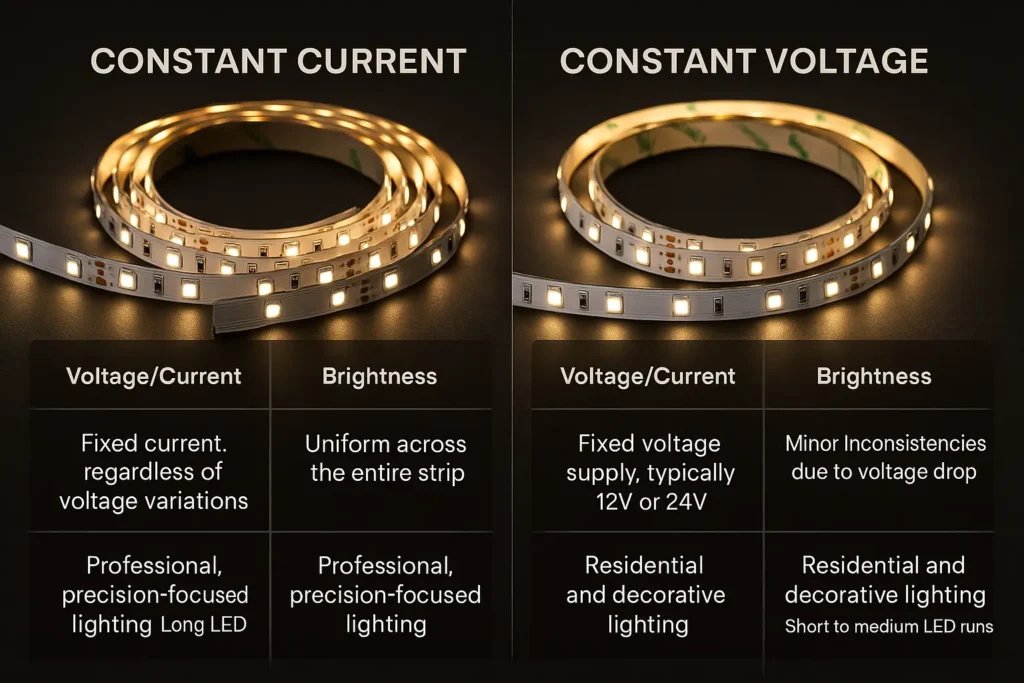 constant voltage vs constant current
