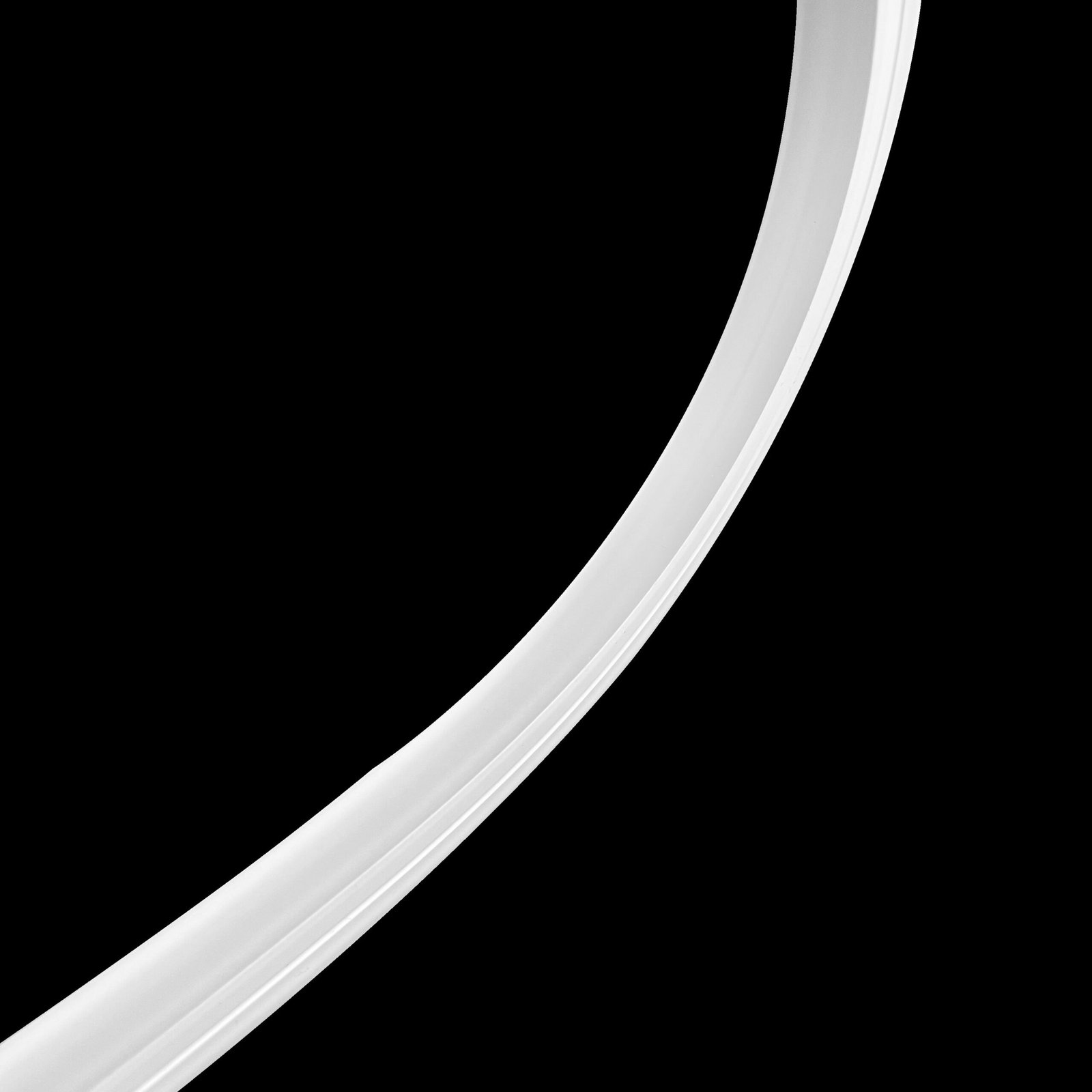 Cross section of lens-free silicone optical profile