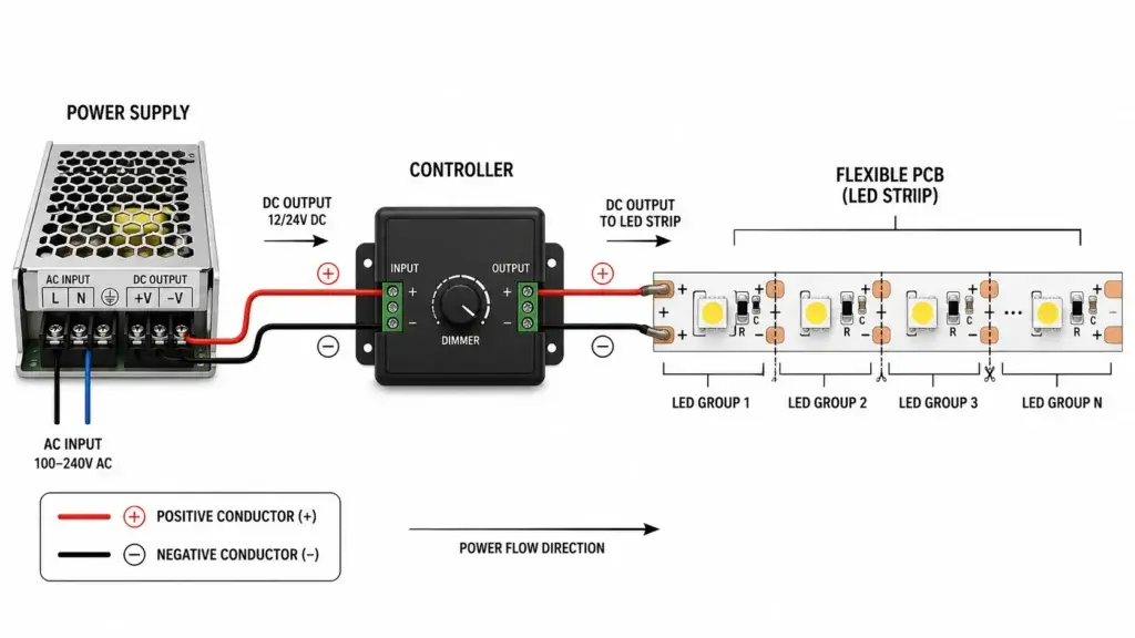 what is a low voltage dc led strip